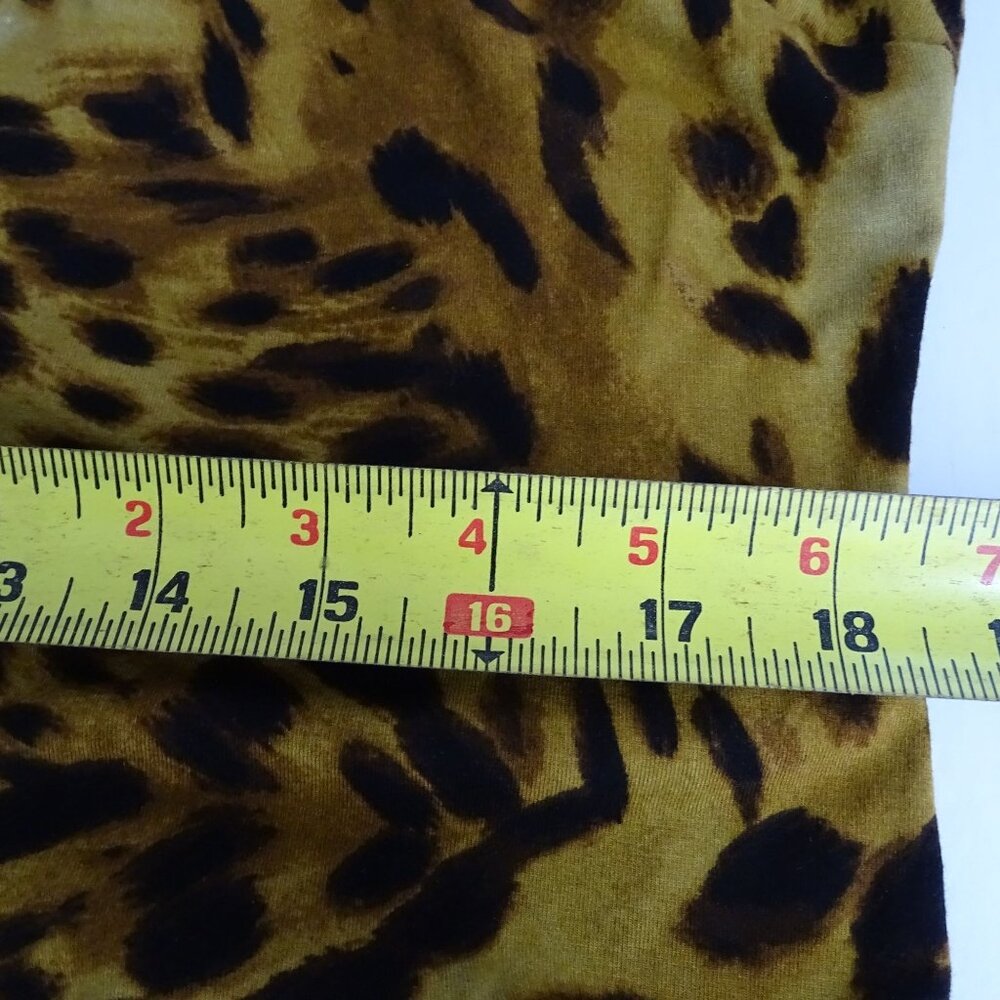 Tommy Bahama Serengeti Spots Animal Print V-Neck Sheath Dress Women Size L - Picture 8 of 9